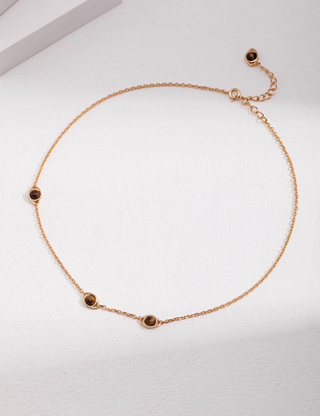 Natural Tiger Eye / lapis lazuli Stone Necklace-1