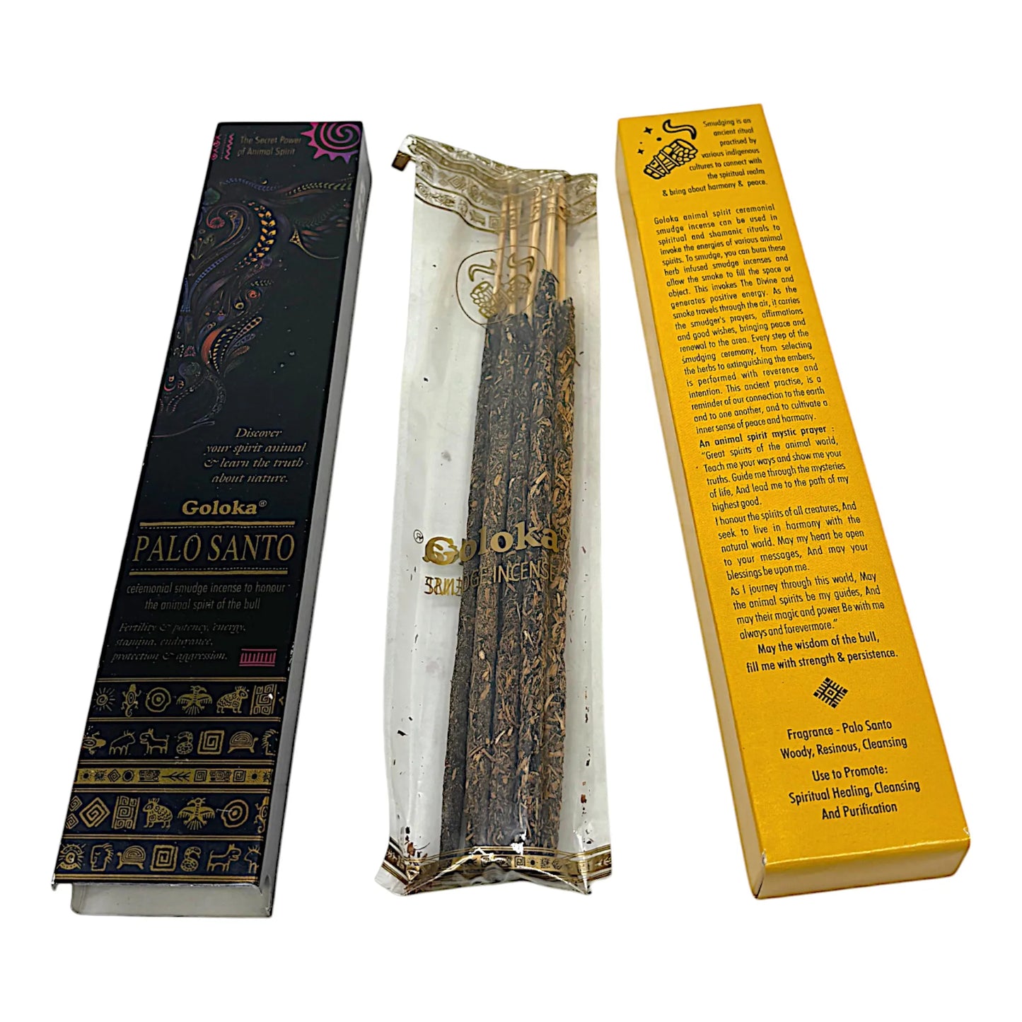 PACK 12 cajitas de inciensos variados- ¨Goloka espiritud animal¨