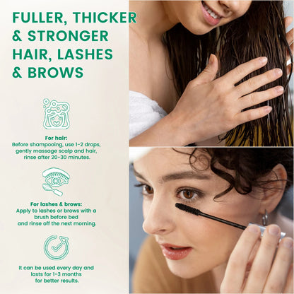 PHATOIL 236ml/118ml aceite de ricino orgánico, aceite esencial sin refinar prensado en frío para el cuidado del cabello crecimiento de pestañas y uñas hidrata la piel