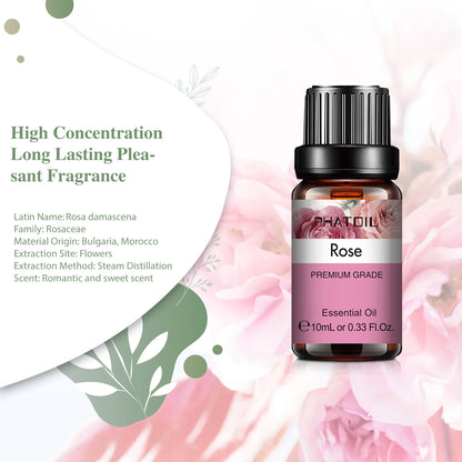 Aceites esenciales vegetales naturales PHATOIL 10 ml elige tu aroma favorito!