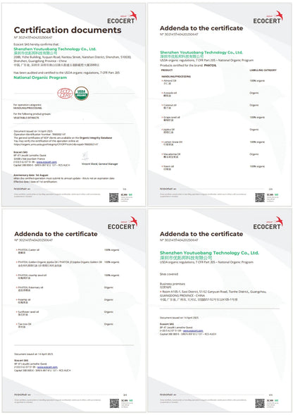 PHATOIL 236ml/118ml aceite de ricino orgánico, aceite esencial sin refinar prensado en frío para el cuidado del cabello crecimiento de pestañas y uñas hidrata la piel