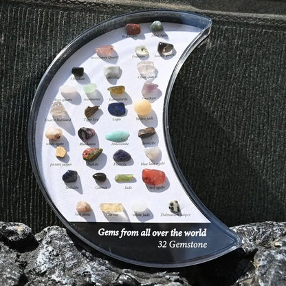 36/32 Conjuntos de gemas naturales surtidas NUEVA Colección Crystal Rock Natural