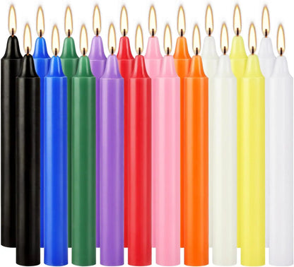 20 velas pequeñas de cera de colores, antigoteo, sin humo, perfumadas, hechas a mano, de alta calidad, ideales para cualquier lugar y para diversas festividades