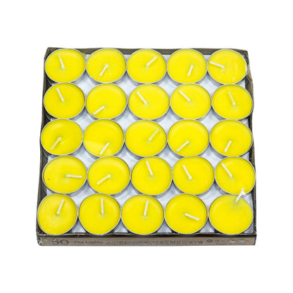 PACK 50 Velas de té- varios colores a elegir