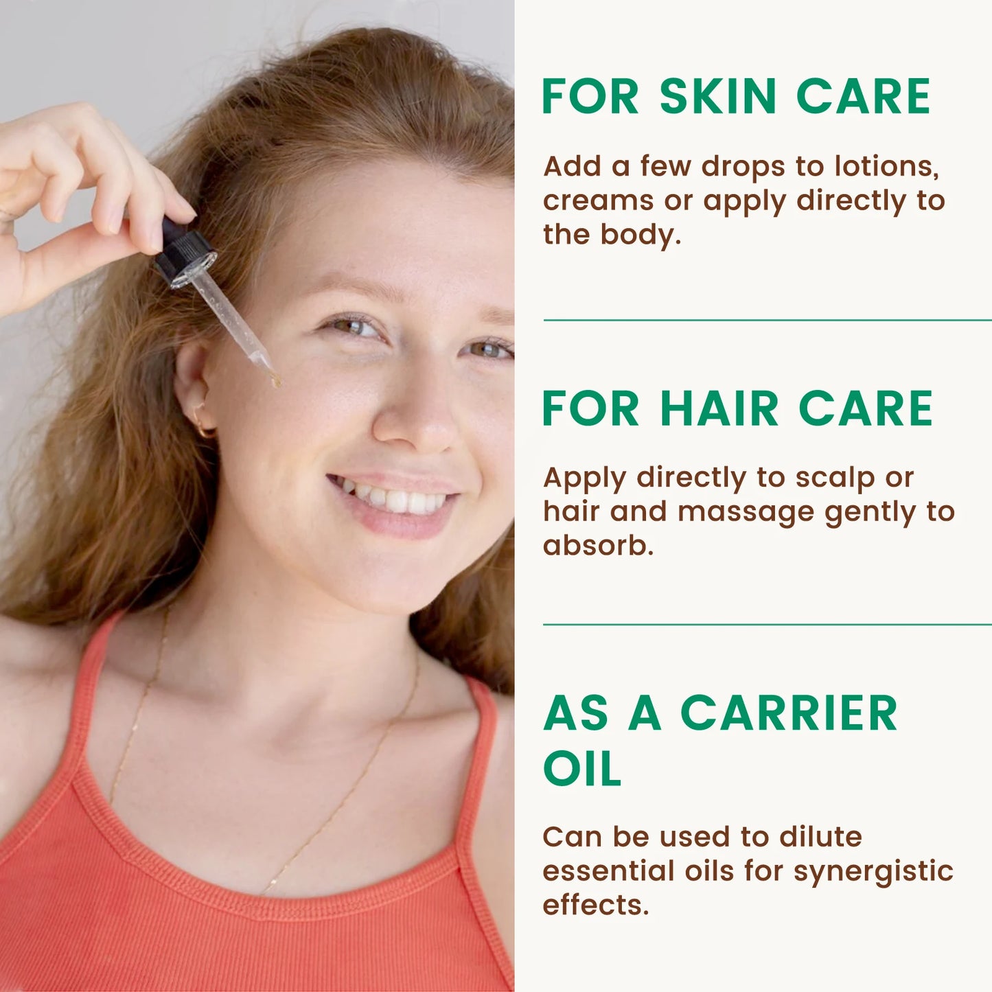 PHATOIL 118ml aceite de jojoba orgánico prensado en frío aceite portador de semillas de rosa mosqueta Natural puro hidratante para cara, cabello, piel y uñas