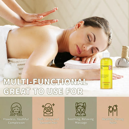 MAYJAM Aceite de vitamina E natural y puro Cuidado de la piel Hidratante Iluminador