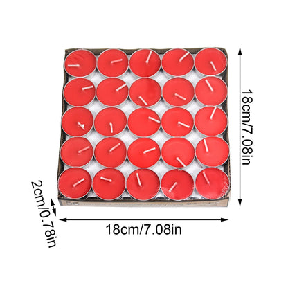 PACK 50 Velas de té- varios colores a elegir