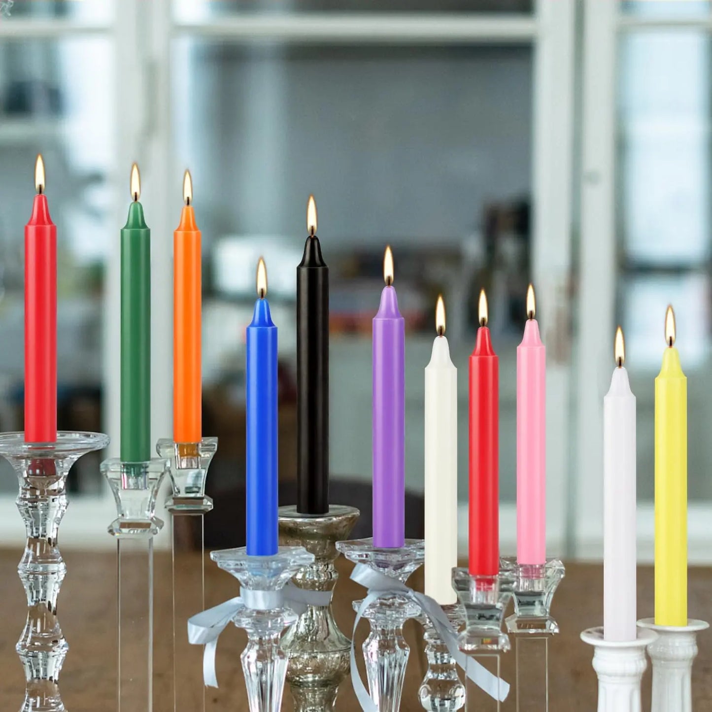 20 velas pequeñas de cera de colores, antigoteo, sin humo, perfumadas, hechas a mano, de alta calidad, ideales para cualquier lugar y para diversas festividades